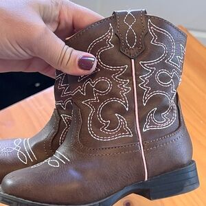 Cowboy boots girl wonder nation size 8